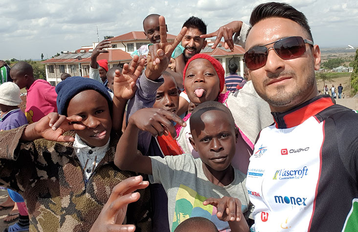 Monex Europe’s Milan Varsani cycles 500km in aid of Raha International
