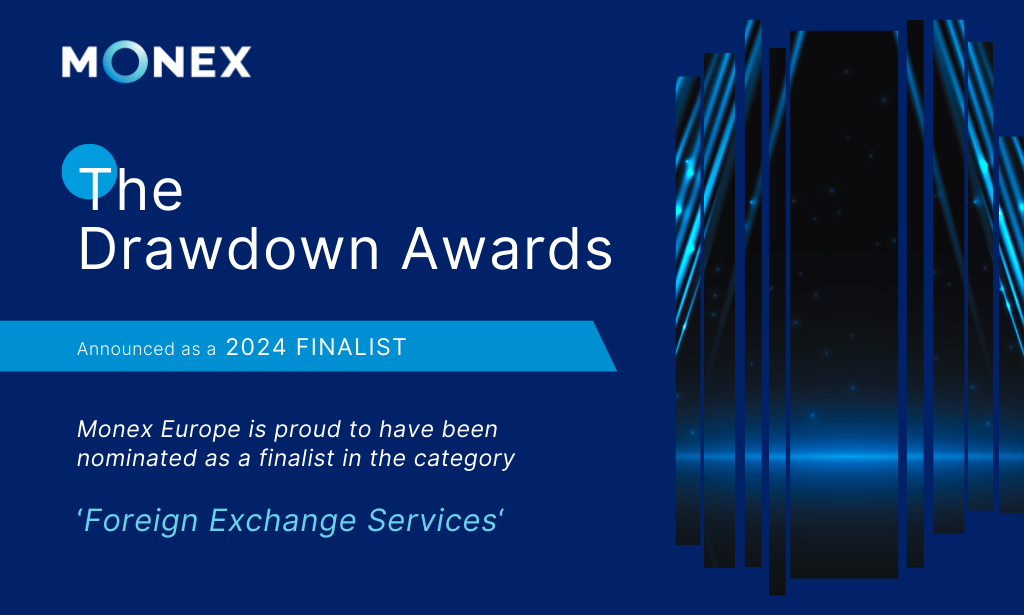 Monex Europe a finalist for The Drawdown Awards 2024